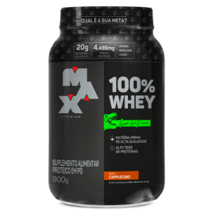 100% Whey Dino Pote 900G - Max Titanium